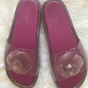 Kate Spade Jelly Glitter Slides